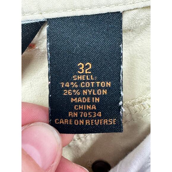 Orvis Trout Bum Men's Straight Leg Beige Outdoor Pants - Size 32 (33x29) - Picture 5 of 5